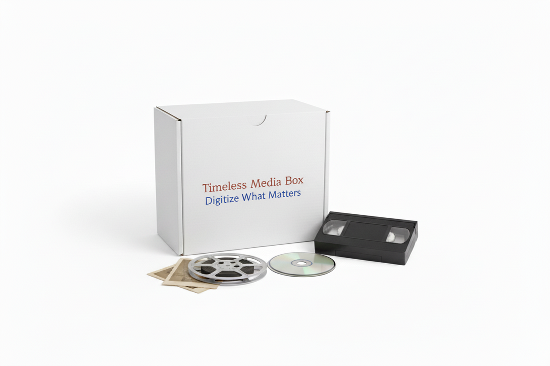 Digitize Your Memories with a Timeless Media Box.