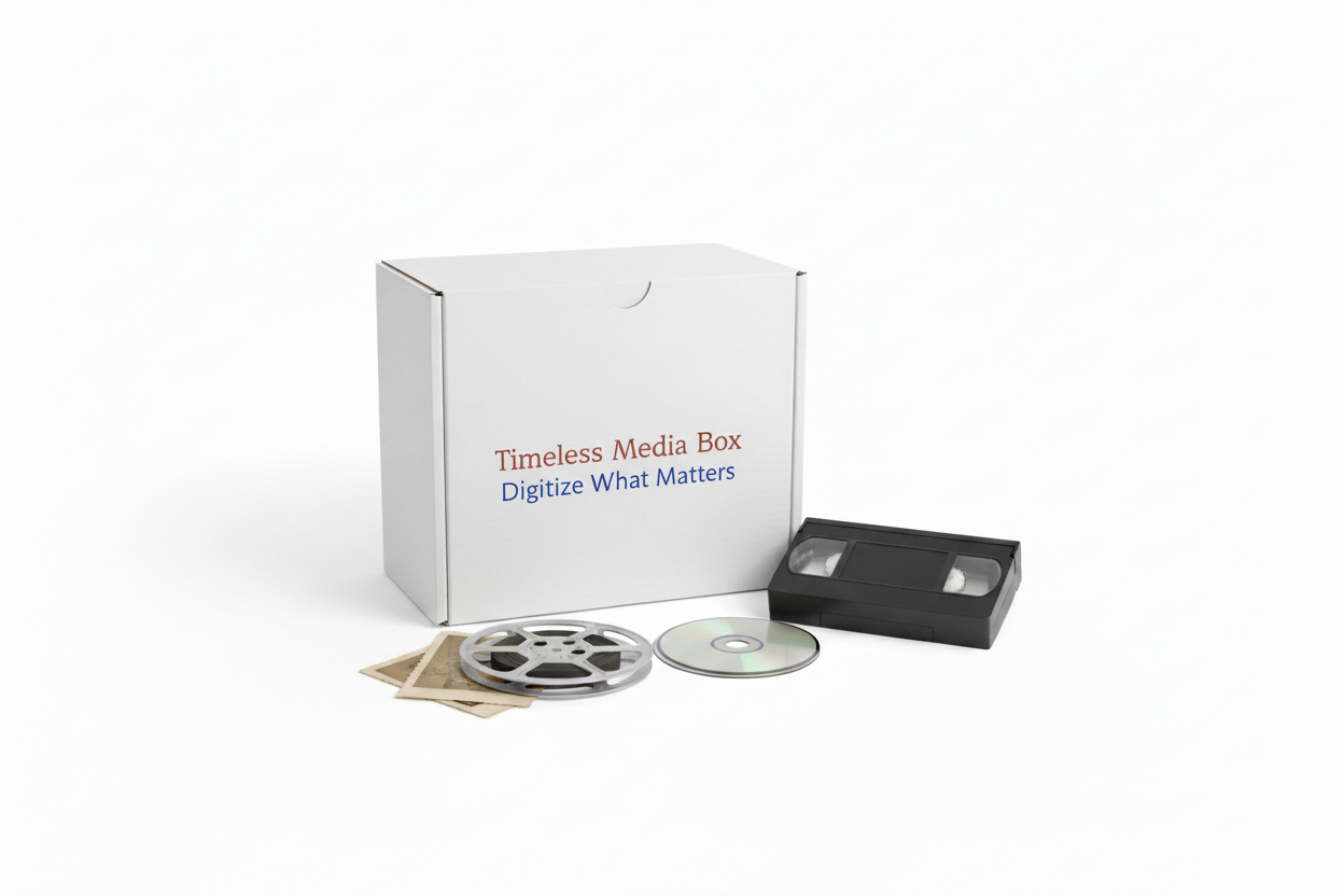 Digitize Your Memories with a Timeless Media Box.